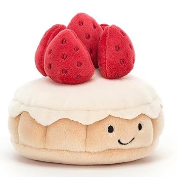 Amazon.co.jp: 苺タルト ぬいぐるみ : おもちゃ